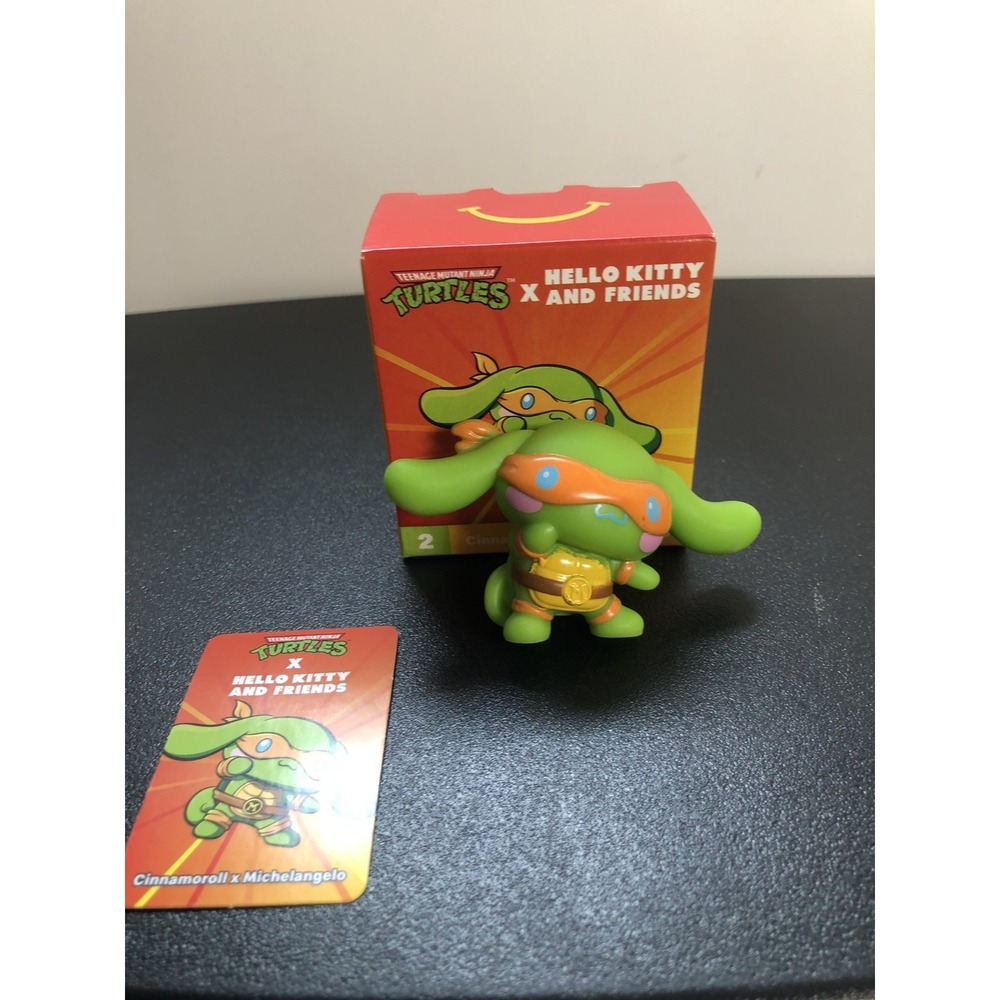 McDonalds TMNT‎ Hello Kitty Cinnamoroll Michelangelo Badtz Maru Leonardo